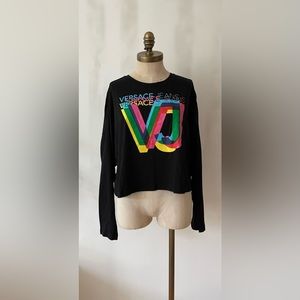 Versace Jeans long sleeve crop top